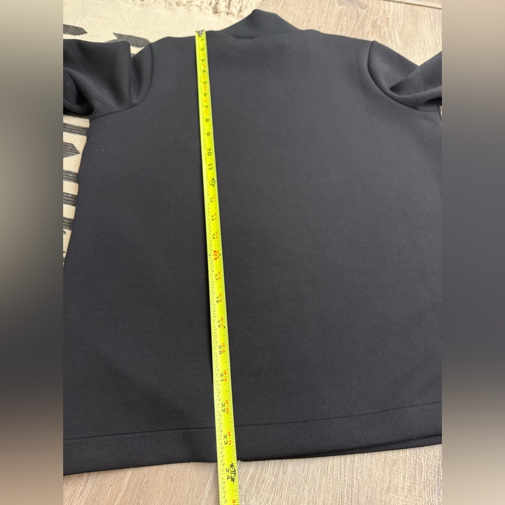 SPANX Air Essentials Mock Neck Long Sleeve Black Top Small - Picture 5 of 8